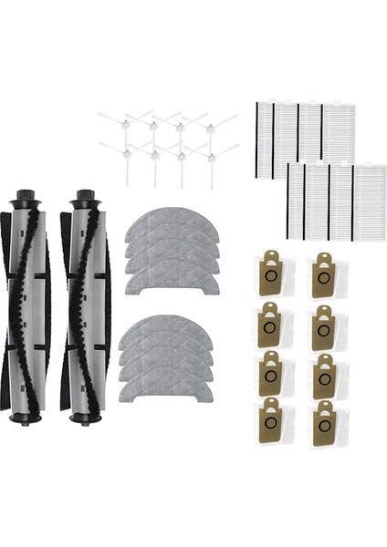 Tama H14,/INNOS Innos R7/lihas Lhhas LH90 Süpürme Robotu Aksesuarları Temizleyici Parçaları Değişimi Için 34 Adet (Yurt Dışından)