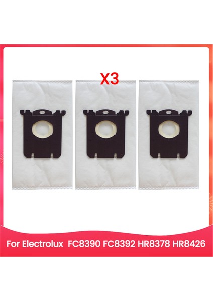 Philips Electrolux FC8390 FC8392 HR8378 HR8426 Elektrikli Süpürge Aksesuarları Yedek Parçası Için 3 Adet Toz Torbası Aksesuar Seti (Yurt Dışından)
