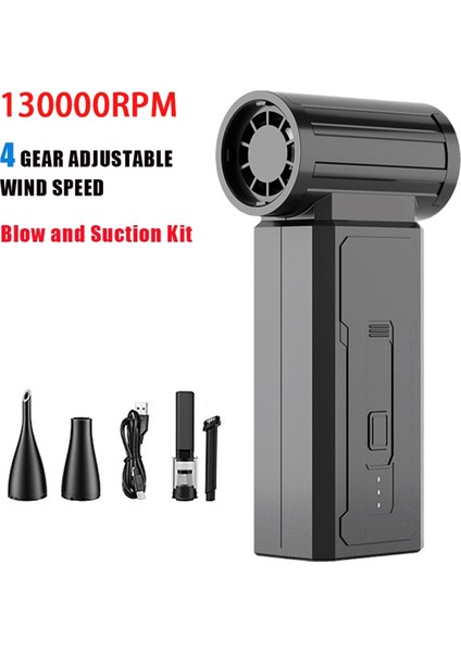 Mini Turbo Jet Fan 130000 Rpm 35M/STURBO Şiddetli Fan Fırçasız Motor Güçlü Hava Üfleyici Yüksek Hızlı Kanal Fanı (Yurt Dışından)