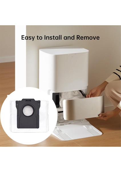 Dreame X40 Ultra X30 Ultra L40 Ultra Için 20 Adet Mop Bezi Toz Torbaları Dreame L10S Pro Ultra Robot Süpürge Parçaları (Yurt Dışından)