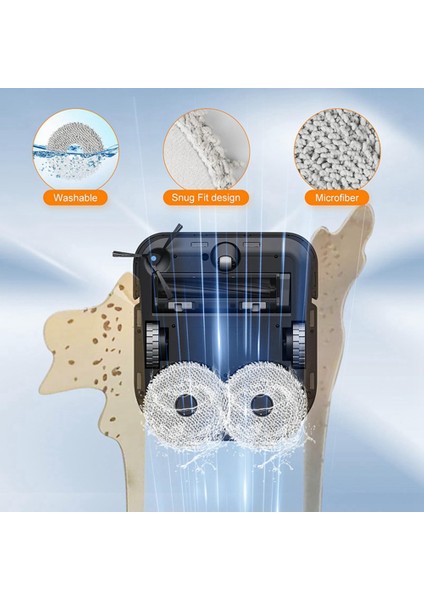 Ecovacs X2/x2 Pro Robot Süpürge Aksesuarları Robot Süpürge Aksesuarları Robot Süpürge Parçaları (Yurt Dışından) modelleri