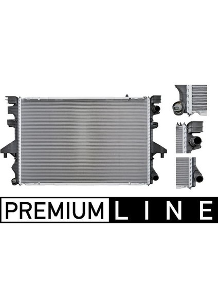 Orıs MVW252034-SU RADYATOR VOLKSWAGEN TRANSPORTER V MULTIVAN V 2.5TDI 03<09 (AT/MT) (AC/NAC) [MEKA NİK] [713X470X34]