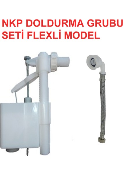 Gömme Rezervuar Doldurma Grubu (Flotör - Şamandıra) Flexli Model