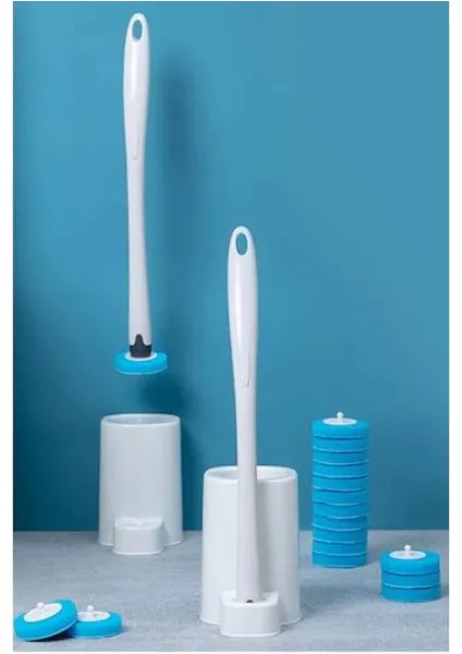 Kullan At Süngerli Tuvalet Temizleme Seti indirimleri