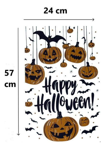 Halloween Temalı Balkabaklı Duvar Sticker Seti modelleri