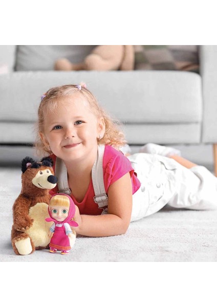 & Koca Ayı 20 cm Peluş 12 cm Bebek MHA21000