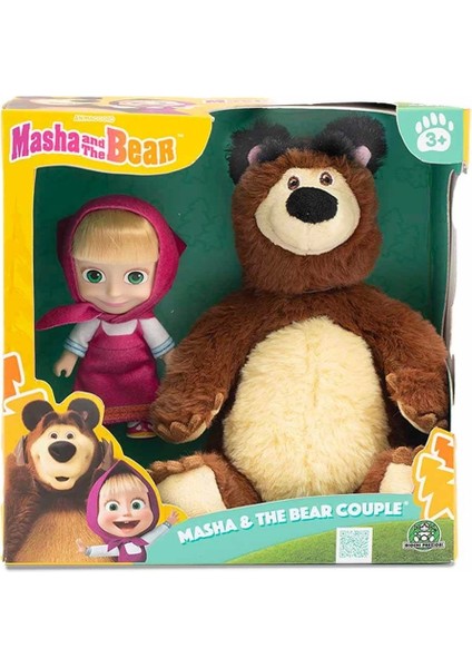 & Koca Ayı 20 cm Peluş 12 cm Bebek MHA21000