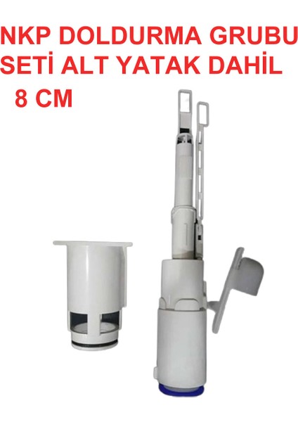 Gömme Rezervuar Boşaltma Grubu ve Alt Yatak Parçası