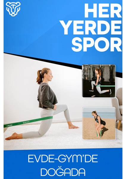 45KG Barfiks Lastiği Gym Resistance Band Antrenman Kas Geliştirme Bandı Yeşil (Ultra Sert) fırsatları