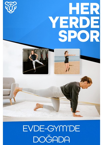 5 + 15 kg 2'li Set Barfiks Lastiği Gym Resistance Band Antrenman Kas Geliştirme Bandı fırsatları