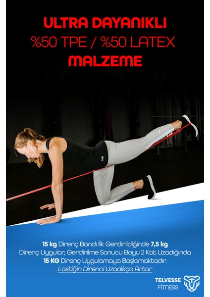 5 + 15 + 25 kg 3'lü Set Barfiks Lastiği Gym Resistance Band Antrenman Kas Geliştirme Bandı fiyatları