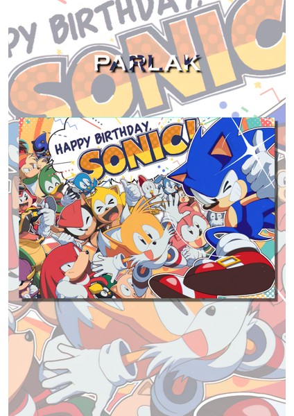 Sonic, Kirpi Sonic Animasyon, Film Poster - Duvar Kağıdı Yüksek Kaliteli Baskı