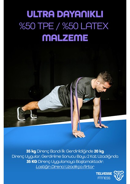 5+15+25+35+45 kg 5'li Set Barfiks Lastiği Gym Resistance Band Antrenman Kas Geliştirme Bandı 5 Boy fiyatları