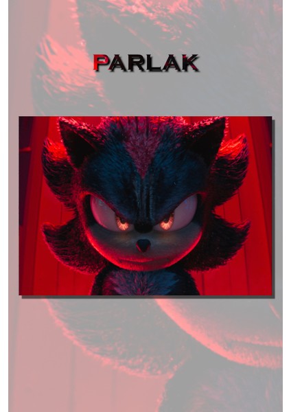 Sonic, Kirpi Sonic Animasyon, Film Poster - Duvar Kağıdı Yüksek Kaliteli Baskı