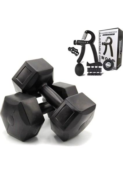 7 kg Dambil (7 kg x 2 Adet) El ve Parmak Kuvvetlendirici Egzersiz Seti