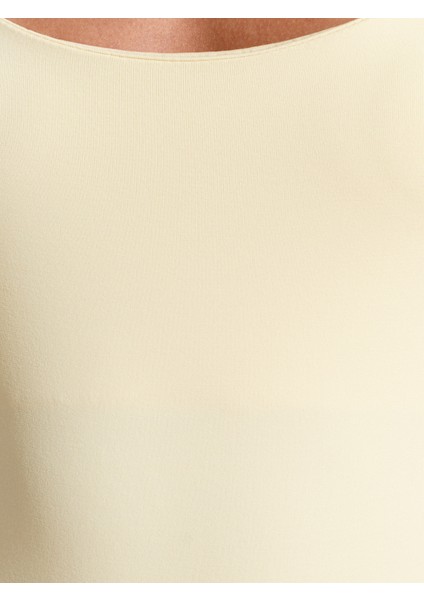 20977 Kalın Askılı Poliamid Atlet-Sarı