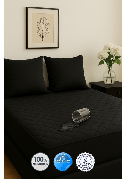 Adelya Siyah Kapitone Sıvı Geçirmez Alez fırsatları