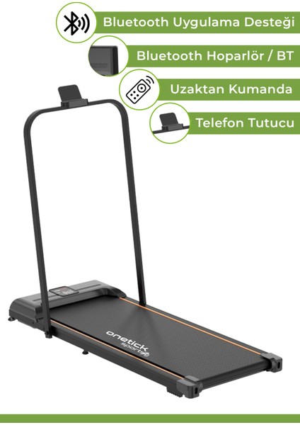 Sports Bluetoothlu Uzaktan Kumandalı Portatif Yürüme ve Koşu Bandı