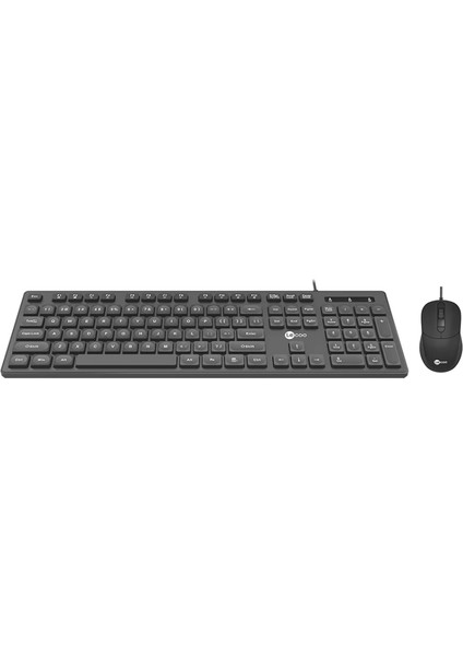 Lenovo Lecoo CM102 USB Kablolu Siyah Q Klavye Mouse Set (4887)