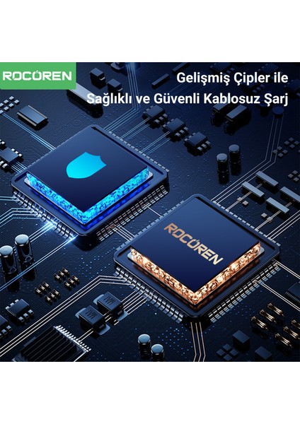 15W Kablosuz Şarj Destekli Magsafe Uyumlu Rgb Işıklı Araç Içi Telefon Tutucu fırsatları
