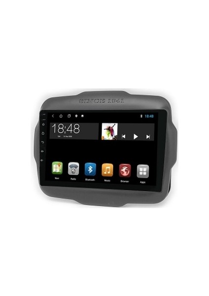 Jeep Renegade 2016-2021 8gb Ram 128GB Hafıza 8 Çekirdek Carplay Kamera Android Multimedya modelleri