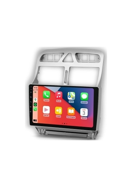 Peugeot 307 2001-2008 6gb Ram 128GB Hafıza 8 Çekirdek Carplay Kamera Android Multimedya fiyatları
