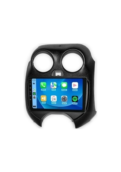 Nissan Micra 2011-2013 6gb Ram 128GB Hafıza 8 Çekirdek Carplay Kamera Android Multimedya