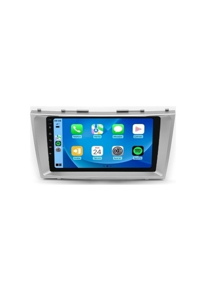 Toyota Camry 2006-2012 6gb Ram 64GB Hafıza 8 Çekirdek Carplay Kamera Android Multimedya