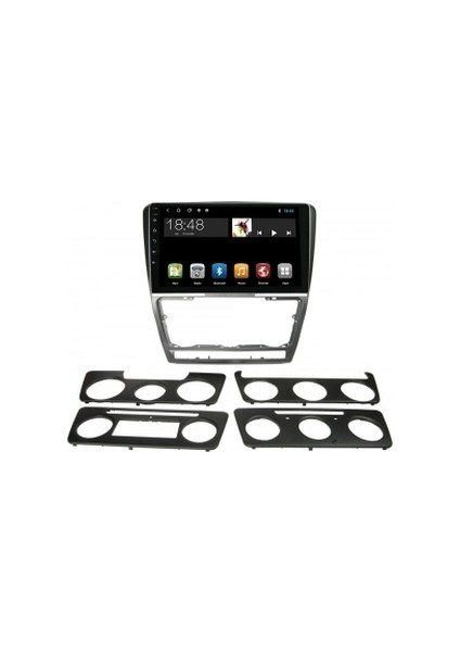 Skoda Octavia 2007-2012 Gri 4gb Ram 64GB Hafıza 8 Çekirdek Carplay Kamera Android Multimedya modelleri