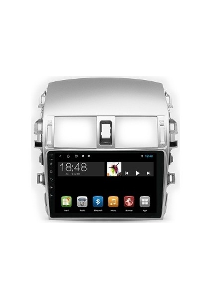 Toyota Corolla 2007-2012 4gb Ram 32GB Hafıza 4 Çekirdek Carplay Kamera Android Multimedya modelleri