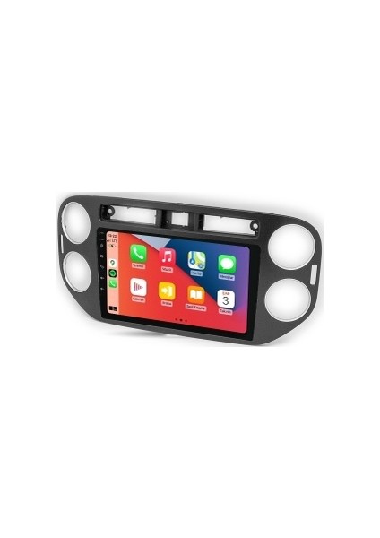 Volkswagen Tiguan 2006-2016 Siyah 8gb Ram 128GB Hafıza 8 Çekirdek Carplay Kamera Android Multimedya fiyatları