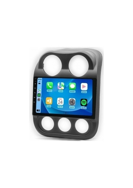 Jeep Compass 2010-2015 4gb Ram 32GB Hafıza 4 Çekirdek Carplay Kamera Android Multimedya