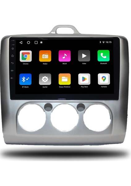 Ford Focus 2 Manuel Klima 6gb Ram 64GB Hafıza 8 Çekirdek Carplay Kamera Android Multimedya modelleri