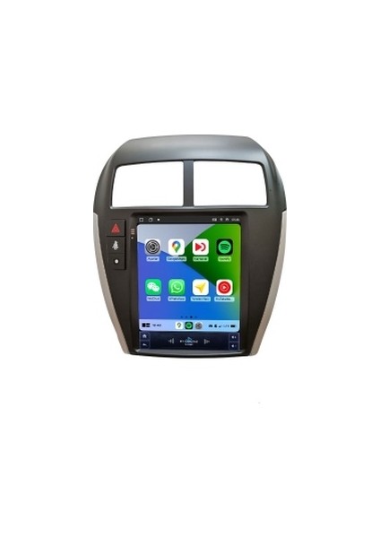 Mitsubishi Asx Tesla 2010/2019 8gb Ram 128GB Hafıza Carplay Kamera Android Multimedya