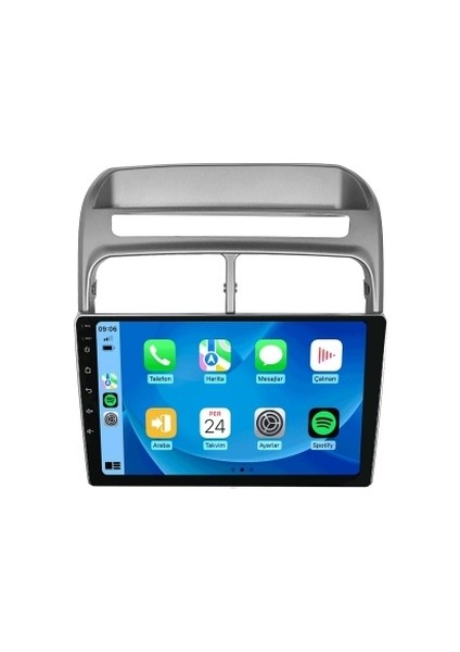 Fiat Linea 2006-2016 Gri 4gb Ram 64GB Hafıza 8 Çekirdek Carplay Kamera Android Multimedya