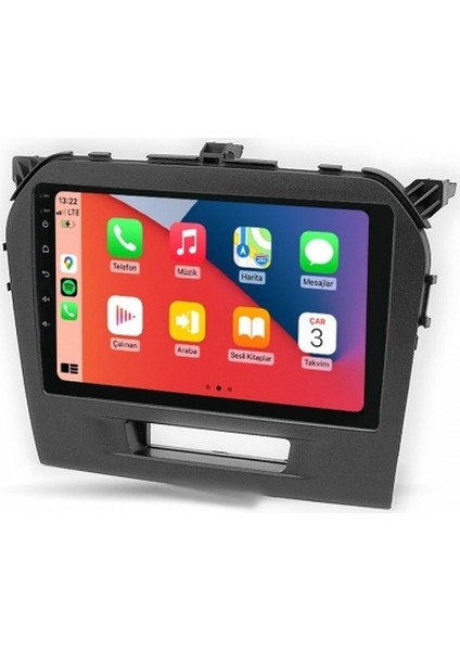 Suziki Grand Vitara 2015-2022 6gb Ram 128GB Hafıza 8 Çekirdek Carplay Kamera Android Multimedya