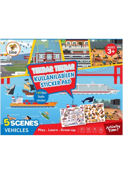 Tekrar Tekrar Kullanabilen Sticker Pad Taşıtlar