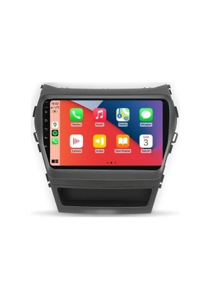 Hyundai Santa Fe / İX45 2012-2016 6gb Ram 128GB Hafıza 8 Çekirdek Carplay Kamera Android Multimedya fiyatları