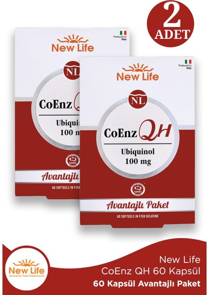 Coenzqh 60 Softjel 2 Adet