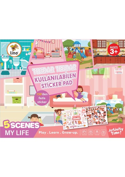 Tekrar Tekrar Kullanabilen Sticker Pad Günlük Hayat