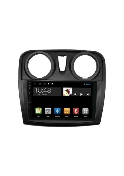 Dacia Sandero 2013-2020 6gb Ram 64GB Hafıza 8 Çekirdek Carplay Kamera Android Multimedya modelleri