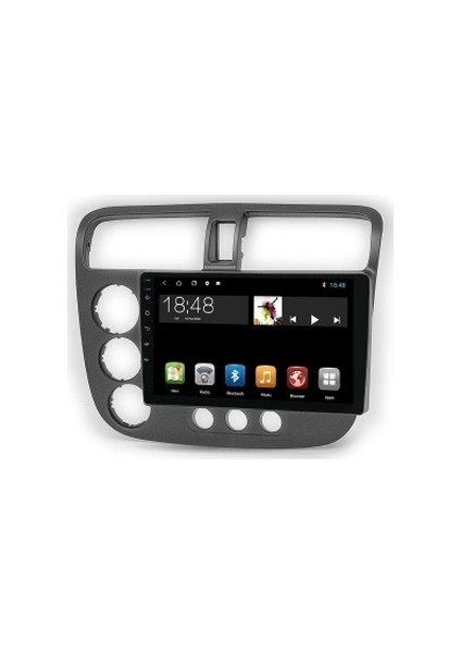 Honda Civic V-Tech 2001-2006 4gb Ram 32GB Hafıza 4 Çekirdek Carplay Kamera Android Multimedya modelleri