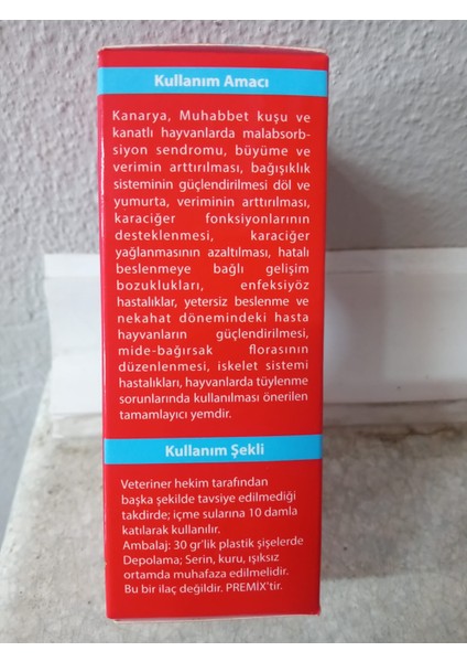 Kuş Için Çinko D-Biotin B Vitamin fiyatları