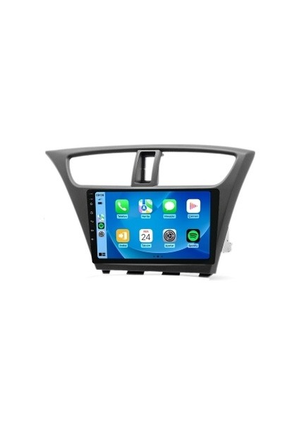 Honda Civic Hb 2013-2017 8gb Ram 128GB Hafıza 8 Çekirdek Carplay Kamera Android Multimedya