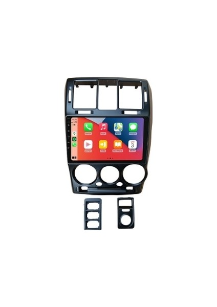 Hyundai Getz Siyah 2003-2011 6gb Ram 64GB Hafıza 8 Çekirdek Carplay Kamera Android Multimedya fiyatları
