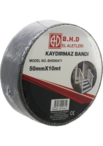 50MM x 10MT Kaydırmaz Siyah Bant (4887)