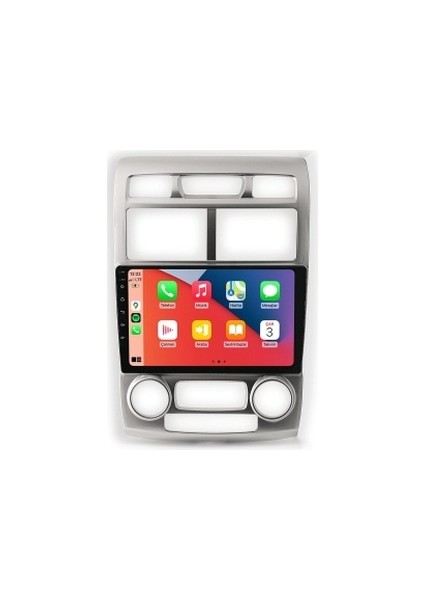 Kia Sportage 2005-2010 4gb Ram 64GB Hafıza 8 Çekirdek Carplay Kamera Android Multimedya modelleri