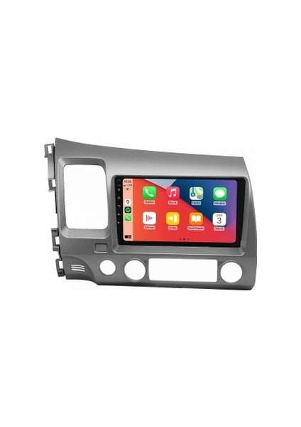 Honda Civic Fd6 2006-2012 9'' 6gb Ram 128GB Hafıza 8 Çekirdek Carplay Kamera Android Multimedya fiyatları