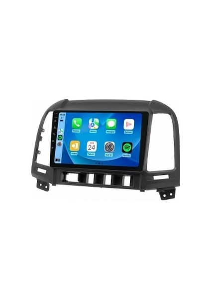 Hyundai Santa Fe 2006-2012 6gb Ram 128GB Hafıza 8 Çekirdek Carplay Kamera Android Multimedya
