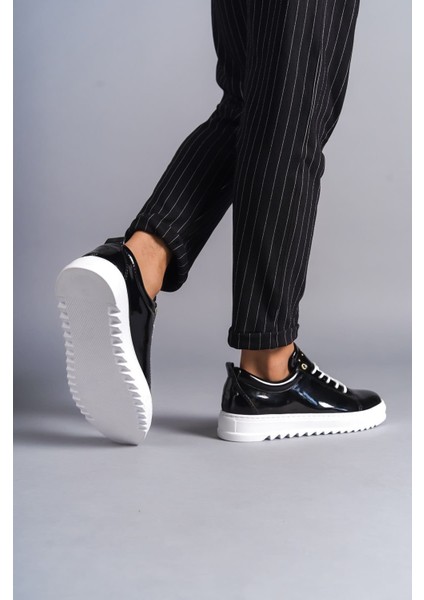 ET152 Cool Bağcıklı Rugan Erkek Günlük Spor Klasik Ayakkabı Bt - Siyah modelleri